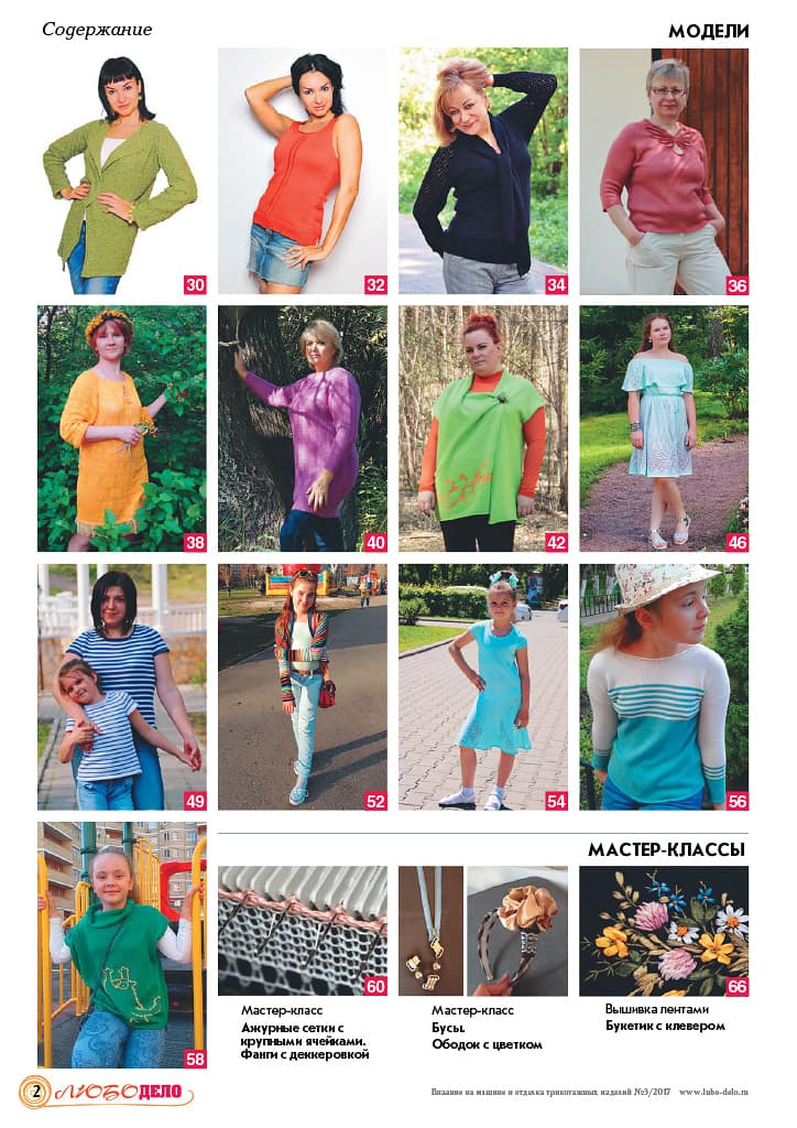 Журнал Вязание на машине "Любо Дело" №3/2017 - №2