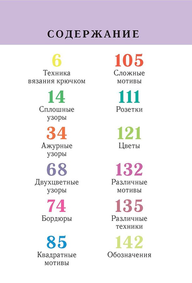 Энциклопедия узоров. 250 мотивов, связанных крючком - №1