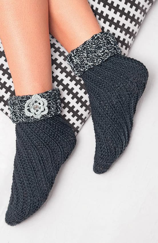 Вероника Хуг Носочки в спиральной технике. Вяжем крючком - №2