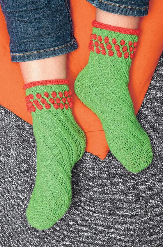 Вероника Хуг Носочки в спиральной технике. Вяжем крючком - №3