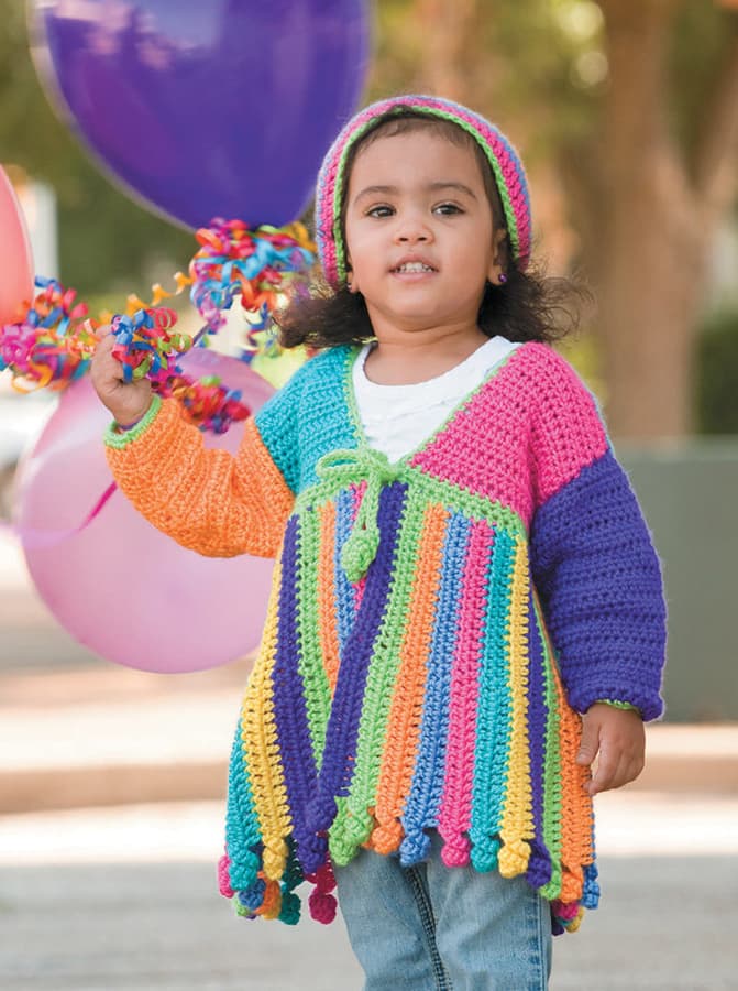 Модели на скорую руку. Вяжем из остатков пряжи. Крючок - №2