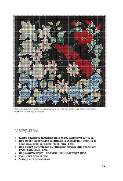 Стелла Найт Великолепные подушки. Вышивка крестом. Цветы и фрукты. - №2