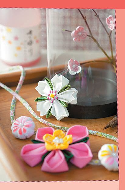 Сильви Блондо Цветы из ткани "Канзаши". Приемы и техники - №4