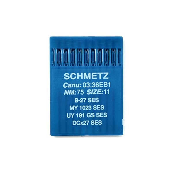 Иглы Schmetz DCx27 SES 75/11 для промышленных машин