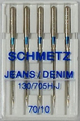 Иглы для джинсы №70 Schmetz 130/705H-J 5 шт