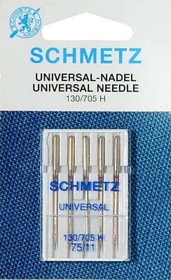 Иглы универсальные №75 Schmetz 130/705H 5 шт
