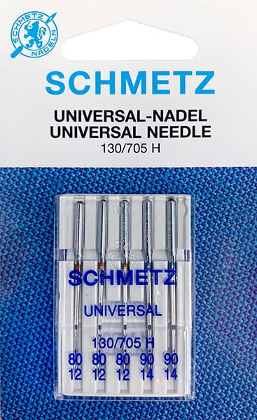 Иглы универсальные №80-90 Schmetz 130/705H 5 шт