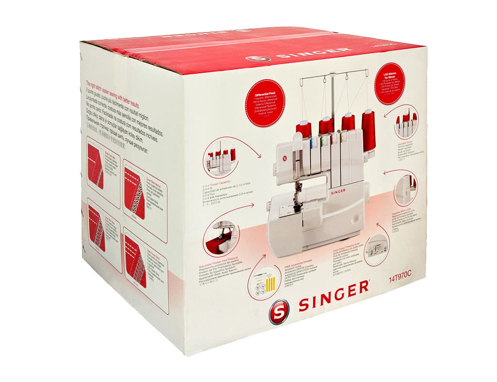 3-х игольная 4-х ниточная плоскошовная машина Singer 14T970C - №6
