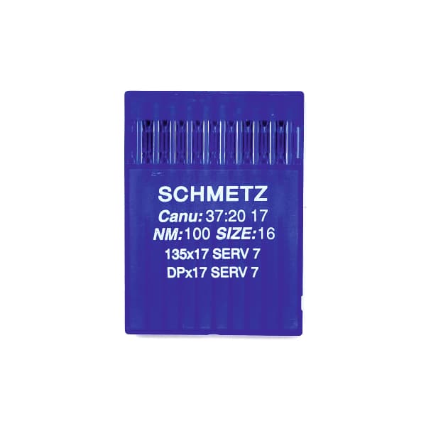 Иглы Schmetz DPx17 SERV7 100/16 для промышленных машин