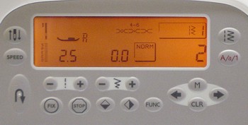 Дисплей швейной машины Husqvarna Platinum 750