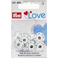 Пришивные кнопки Prym Love белые 16мм (4 шт) 
