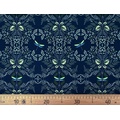 Ткань Gütermann Natural Beauty (цветы и стрекозы на темно-синем) 