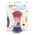 Набор кнопок Prym Love "Color Snaps Mini" + набор инструментов, 9мм, 6 цветов 