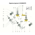 Зубчатое колесо внешнего барабана SK155/280/LC2, 1шт - Фото №1