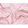 Ткань Gütermann Summer Loft (розовый круглый орнамент на белом) - Фото №1