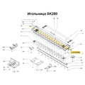 Планка держатель (Д) SK280 - Фото №1