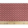 Ткань Gütermann Elegant Spirit (решетчатый орнамент на пыльно-красном) 