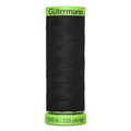 Нитки Gütermann Extra Fine №150 200м Цвет 000 (черные) 