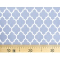 Ткань Gütermann Portofino (голубой/крупный белый узор) 
