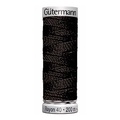 Нитки Gütermann Rayon №40 200м Цвет 1005 (черные) 