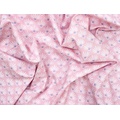 Ткань Gütermann Blooms (белый цветочный орнамент на розовом) - Фото №1