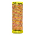 Нитки Gütermann Deco Stitch Multicolour №70 70м Цвет 9873 