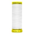 Нитки Gütermann Deco Stitch №70 70м Цвет 800 (белые) 