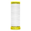 Нитки Gütermann Deco Stitch №70 70м Цвет 800 (белые) 