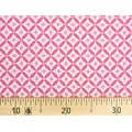 Ткань Gütermann Portofino (ярко-розовый/узоры в ромбах) 