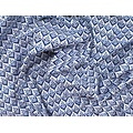 Ткань Gütermann Blooms (синий узор на белом) - Фото №1