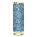 Gütermann Metallic Effect №90 50м цвет 143, голубой 