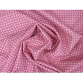Ткань Gütermann Natural Beauty (мелкий бело-персиковый узор на розовом) - Фото №1