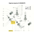 Основа барабана в сборе (левая) SK280 - Фото №1
