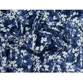 Ткань Gütermann Elegant Spirit (мелкие цветы на темно-синем) - Фото №1