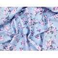 Ткань Gütermann Blooms (веточки с мелкими цветами на голубом) - Фото №1