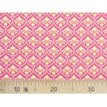 Ткань Gütermann French Cottage (ярко-розовый/ажурный рисунок) 
