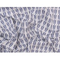 Ткань Gütermann Long Island (синие и серые веточки на белом) - Фото №1