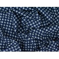 Ткань Gütermann Natural Beauty (серо-голубые капли на темно-синем) - Фото №1