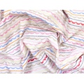 Ткань Gütermann Circus (розовый/разноцветные гирлянды на белом) - Фото №1