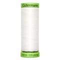 Нитки Gütermann Extra Fine №150 200м Цвет 800 (белые) 