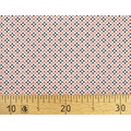 Ткань Gütermann Marrakesch (дымчато-розовый/мелкий синий орнамент) 