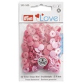 Кнопки Prym Love  "Color Snaps Mini" 9мм, круглые, розовые оттенки 
