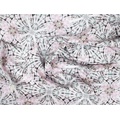 Ткань Gütermann Light Breeze (бледный розово-бирюзовый калейдоскоп) - Фото №1