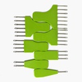 Набор деккеров зеленые 1-7 7шт + пенал (4 кл) (для ажура, через иглу) LK150/SK860 - Фото №1