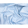 Ткань Gütermann Blooms (белые пятилистники на голубом) - Фото №1