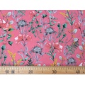 Ткань Gütermann Natural Beauty (цветы на розовом) 