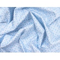 Ткань Gütermann Blooms (белый ромбовидный узор на голубом) - Фото №1