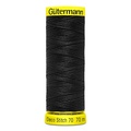 Нитки Gütermann Deco Stitch №70 70м Цвет 000 (черные) 