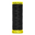 Нитки Gütermann Deco Stitch №70 70м Цвет 000 (черные) 