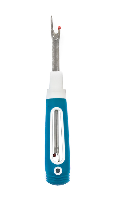 Распарыватель двухсторонний SewMate с пластиковой ручкой, белый/голубой 